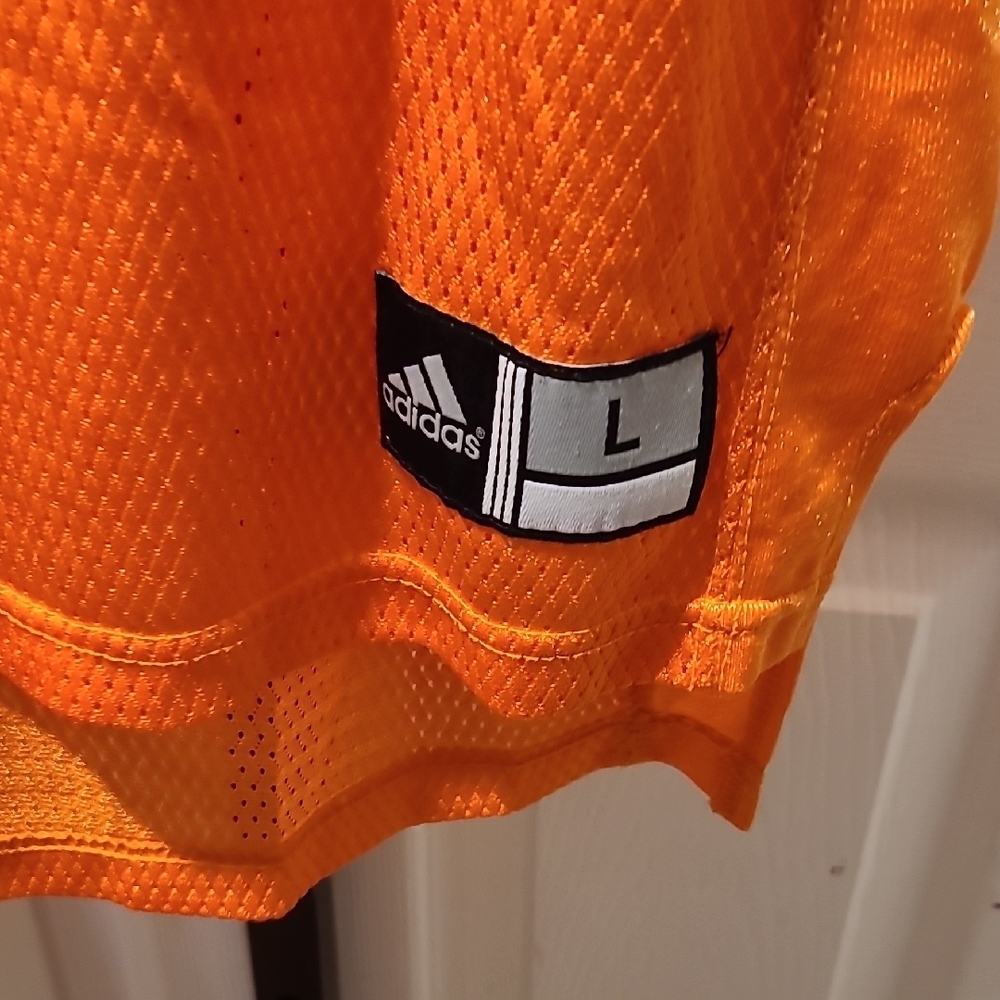 Adidas Men's Orange Jersey Shirt (B4) - Picture 5 of 6